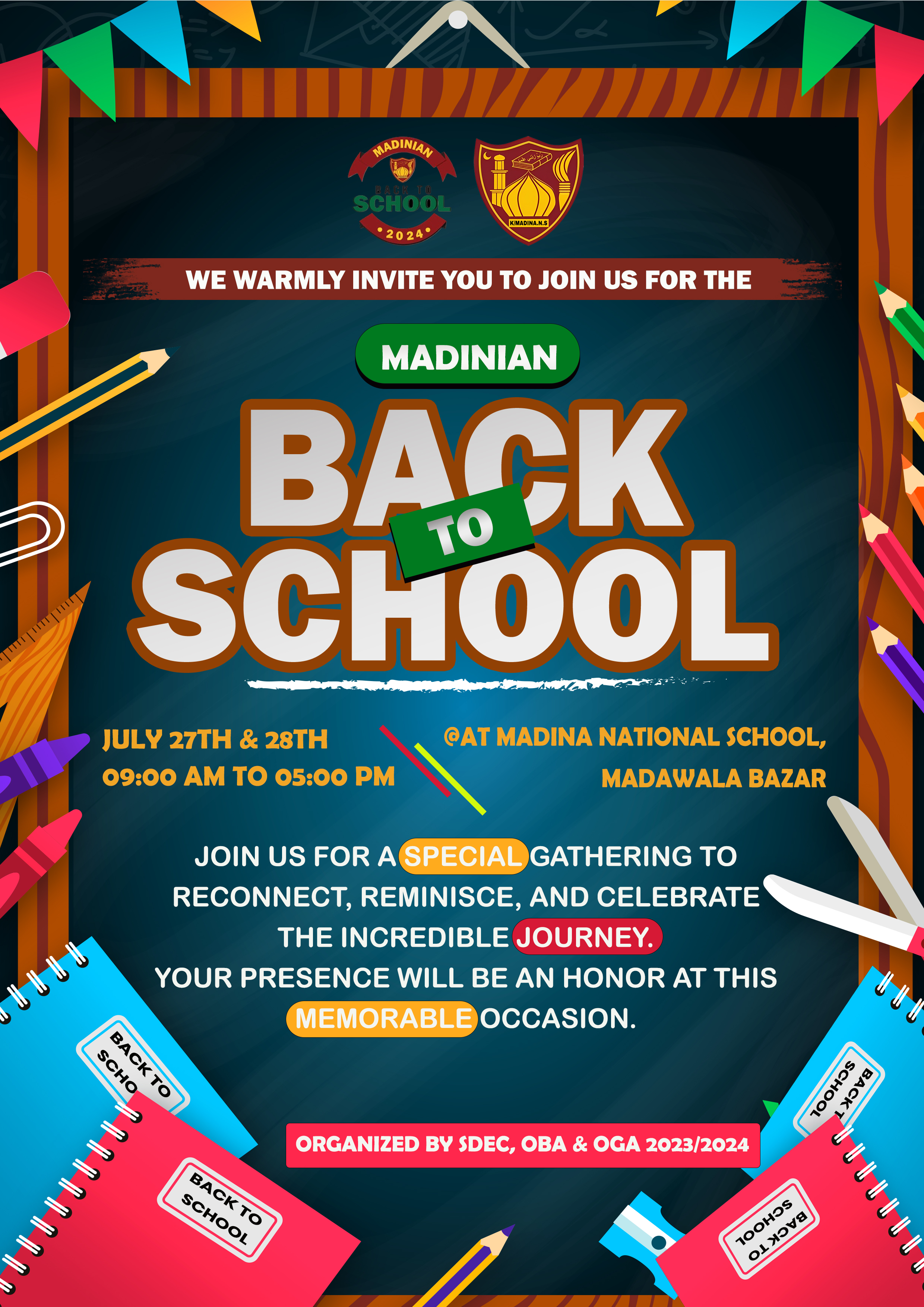 Back 2 School poster